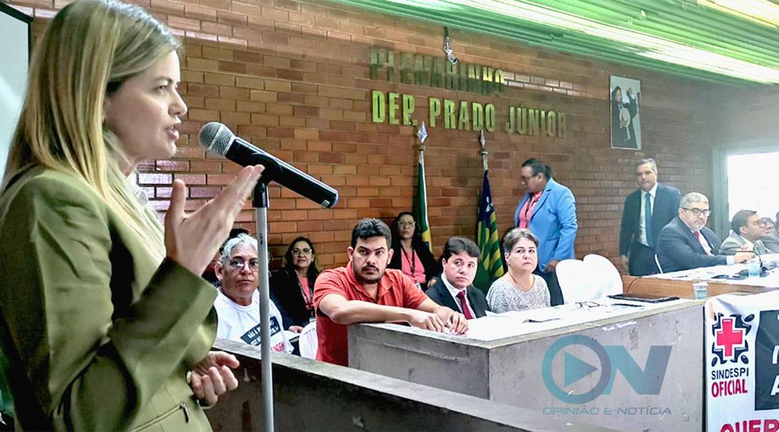 Gracinha Mão Santa cobra transparência na contratação de OS para administrar hospitais